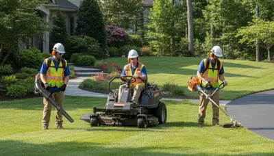 Baton Rouge tree service crew providing safe tree removal and yard care in Baton Rouge, LA