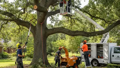 Baton Rouge tree pruning service trimming branches for safer, healthier trees in Baton Rouge, LA