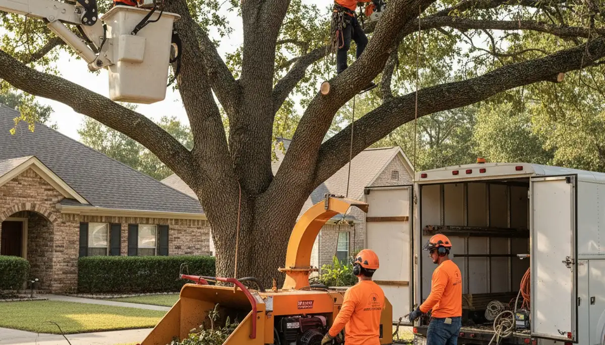 Baton Rouge arborist pruning tree branches for safer, healthier trees in Baton Rouge, LA