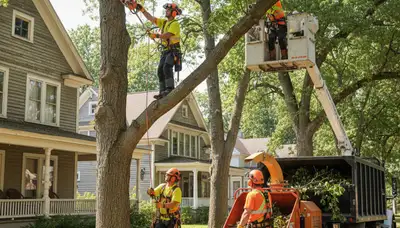 Tree service crew in Baton Rouge, LA providing professional tree removal and care