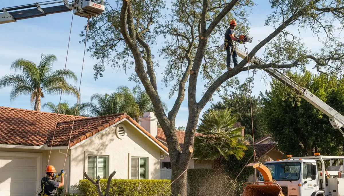 Tree service crew in Baton Rouge, LA providing professional tree removal and trimming
